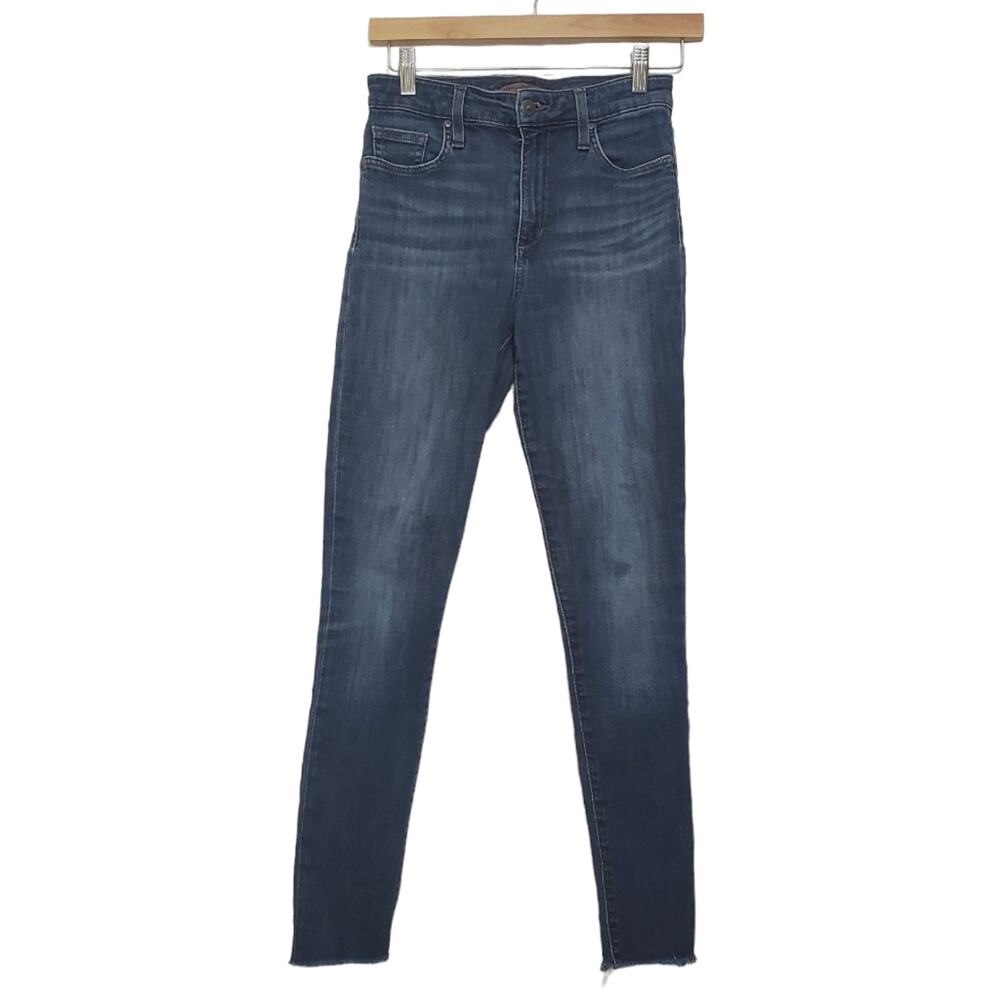 Joe's Jeans | Distressed Skinny Lyocell Blend Jeans with Raw Hem Alexandra Wash